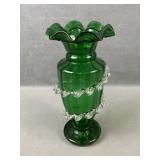 Green Glass Vase