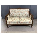 Vintage Floral Settee