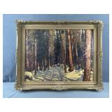 Winter Forest by Fronz Johnston Print