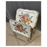 4 Vintage TV Dinner Tables
