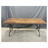 Wooden Fold Up Table