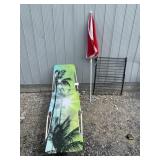 Beach Chair, Umbrella, Baby Gate