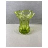 Green Glass Vase