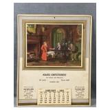 Mianes Confectionery 1952 Calendar