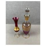 Decanter & Vase