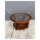 Round Glass Top Coffee Table