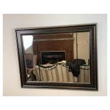 Black Framed Hanging Mirror