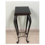 Wood Top Plant Stand