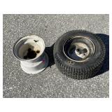 Small Tire w Spare Rim