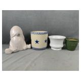 Gnome Figurine & Pots