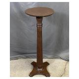 Wooden Pedestal Plant Stand