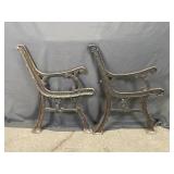 Cast Bench Ends