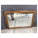 Wooden Wall Mirror