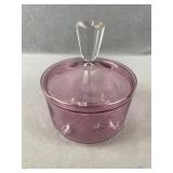Purple Glass Candy Dish