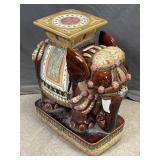Ceramic Elephant Plant Stand