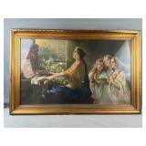 Angel Playing The Piano Print