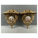 Victorian Cameo Plate Shelves