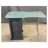Cosmetics Table w Glass Top