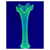 Uranium Glass Vase