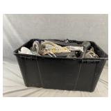 Tote of Plumbing Parts