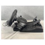 Video Game Car Driving Set Up