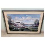 House on the Lake Painting by G.Dambert