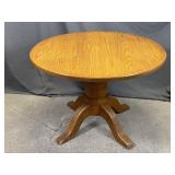 Oak Round Table