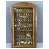 Souvineer Spoon Showcase with Spoons