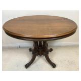 Round Oval Parlor Table