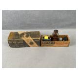 Vintage Meat Chopper, Wood Box, etc