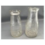 Woodward Sanitary Milk & Farmers Dairy Bottles
