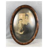 Vintage Oval Framed Photo