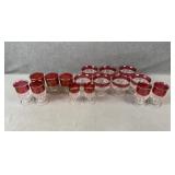 Ruby Red Kings Flash Glasses