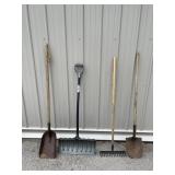 Shovels & Rake