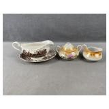 Johnson Brothers Gravy Bowl and Plate