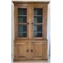 Late 1800's Oak Flat To Wall Cupboard