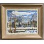 Original Joan Myles "Log House in Winter"