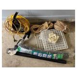 Screen Repair, Ropes, Trouble Light, Shelving