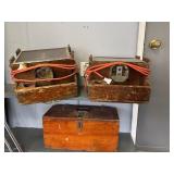 Wooden Tool Box w/ Wooden Heat Lamps