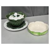 Pair of Vintage Ceramic Serving Pieces