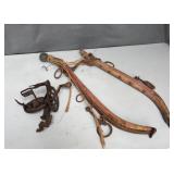 Vintage Apple Peeler + Horse Collar