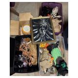 Halloween Decor in Bins