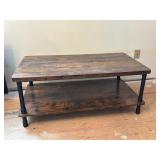 Wooden Coffee Table w/ Shelf
