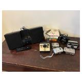 Assorted Cameras and iPod AudioStation