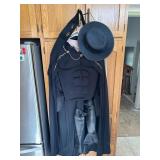 Zorro Costume, Worn in Spots