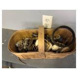 Assorted Vintage Door Knobs and Door Hardware