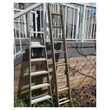 Pair of Aluminum Ladders