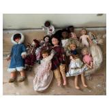 Large Bag of Assorted Dolls