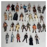 Collection of Star Wars Action Figurines