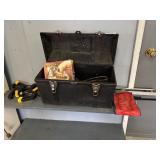 Plastic Tool Box w/ Contents 20in